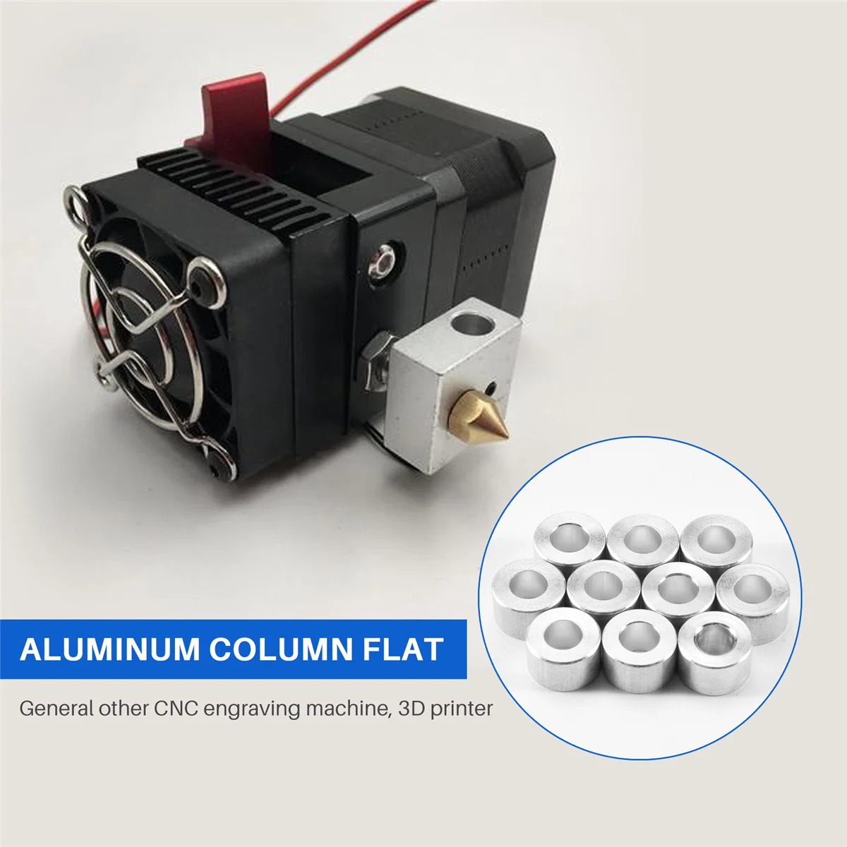 Aluminum Column Flat Gasket Bushing 6Mm Aluminum Bushing Aluminum Barrier 3D Printer Accessories For