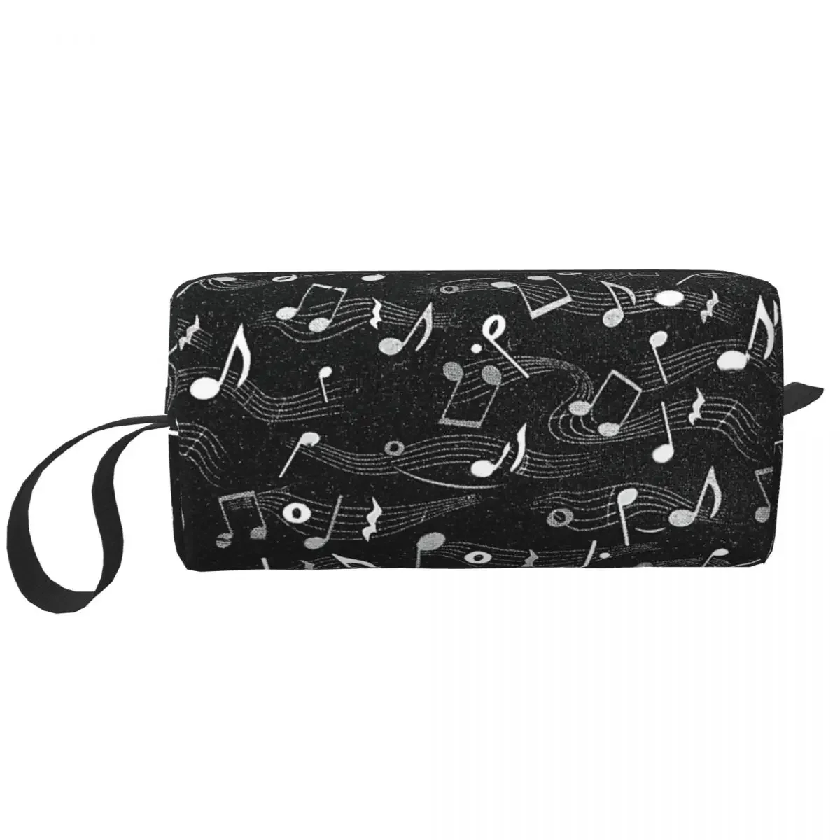 Musical Notes Makeup Bags Piano Music Gift Large Capacity Cosmetic Bag Fashion Travel Makeup Organizer Case