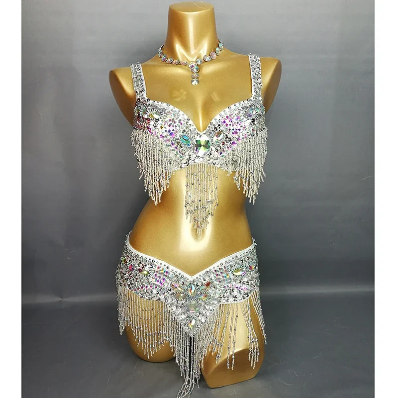 women's-beaded-sequins-belly-dance-costume-wear-bra-belt-2pc-set-showgirl-ladies-bellydancing-costumes-bellydance-clothes
