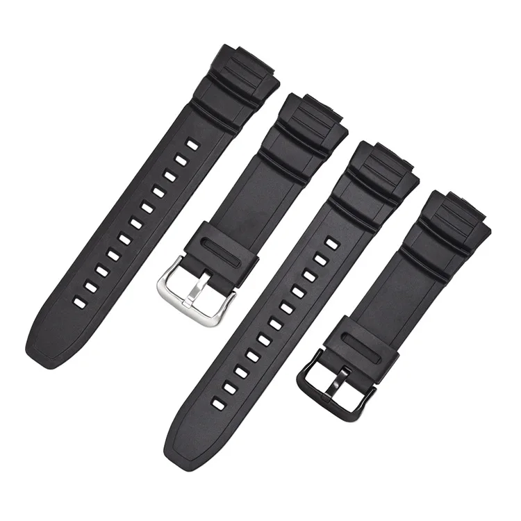 WatchSilicone Strap for Casio MCW-100H/110H/W-S220/HDD-S100  WV-200/AE-2000/2100 Resin Strap 16mm Watch Accessories