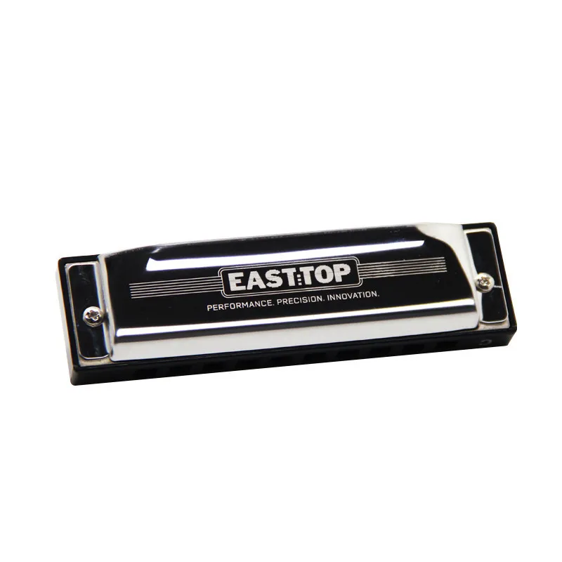 EASTTOP T009 Harmonica, Standard Diatonic Key of C 10 Holes 20 Tones Blues Mouth Organ Harp For Kids, Beginners, Professional