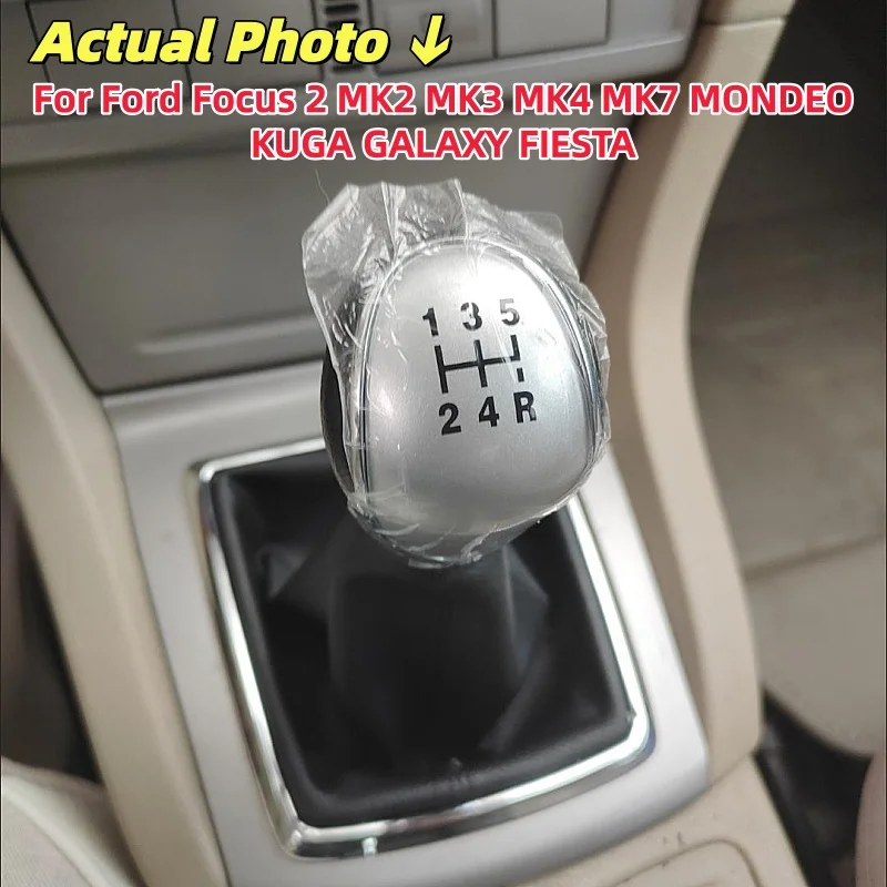 For Ford Focus 2 MK2 MK3 MK4 MK7 FL MONDEO KUGA GALAXY FIESTA  Accessories 5/6 Speed Manual Car Gear Shift Knob