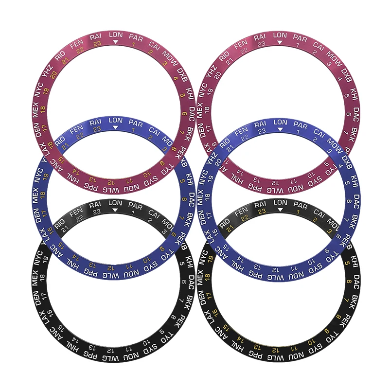 

Mod 38mm Incline Aluminium Bezel Insert Fits SKX007 SKX009 SRPD GMT SUB Watch Case NH35 NH36 Movement Men Watch Ring Refit Parts