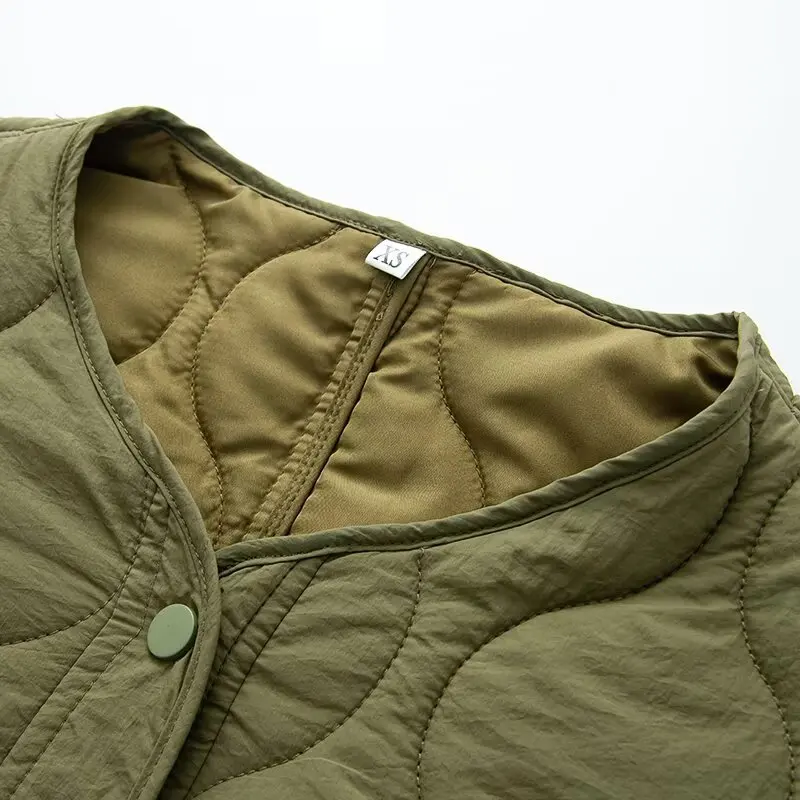 Loose Women's Cotton Jaet Street Sle Hooded Zipper Closure Long Sve round Ne  Color Autumn New Arrival 06738