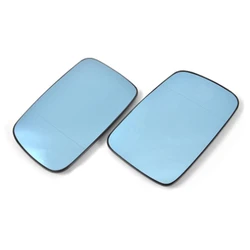 For-BMW 7-Series E65 E66 E67 2001-2008 Car Rearview Wing Side Door Mirror Blue Glass Lens with Heated