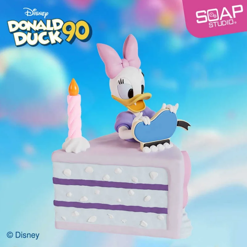 Disney Donald Duck Donald Duck Surprise Cake Series Anime Room Desktop Room Blind Box Decoration Toys Holiday Birthday Gifts