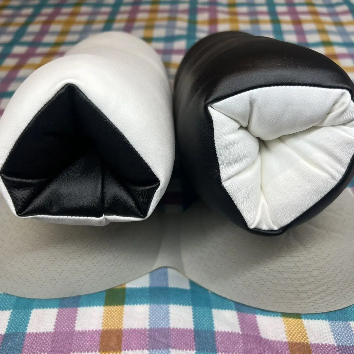 Handmade Lather Face Cotton Blended Massage Use Tube Sleeve Man Protection Cover
