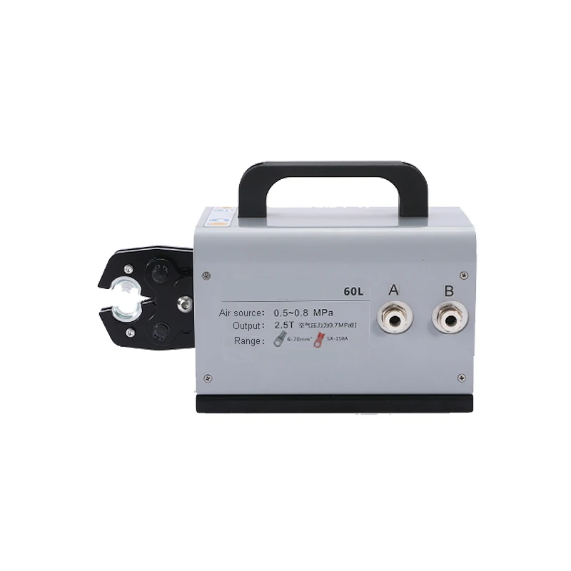 Pneumatic 4-70sqmm Cable Lug Hexagonal Crimping Machine SR-60L