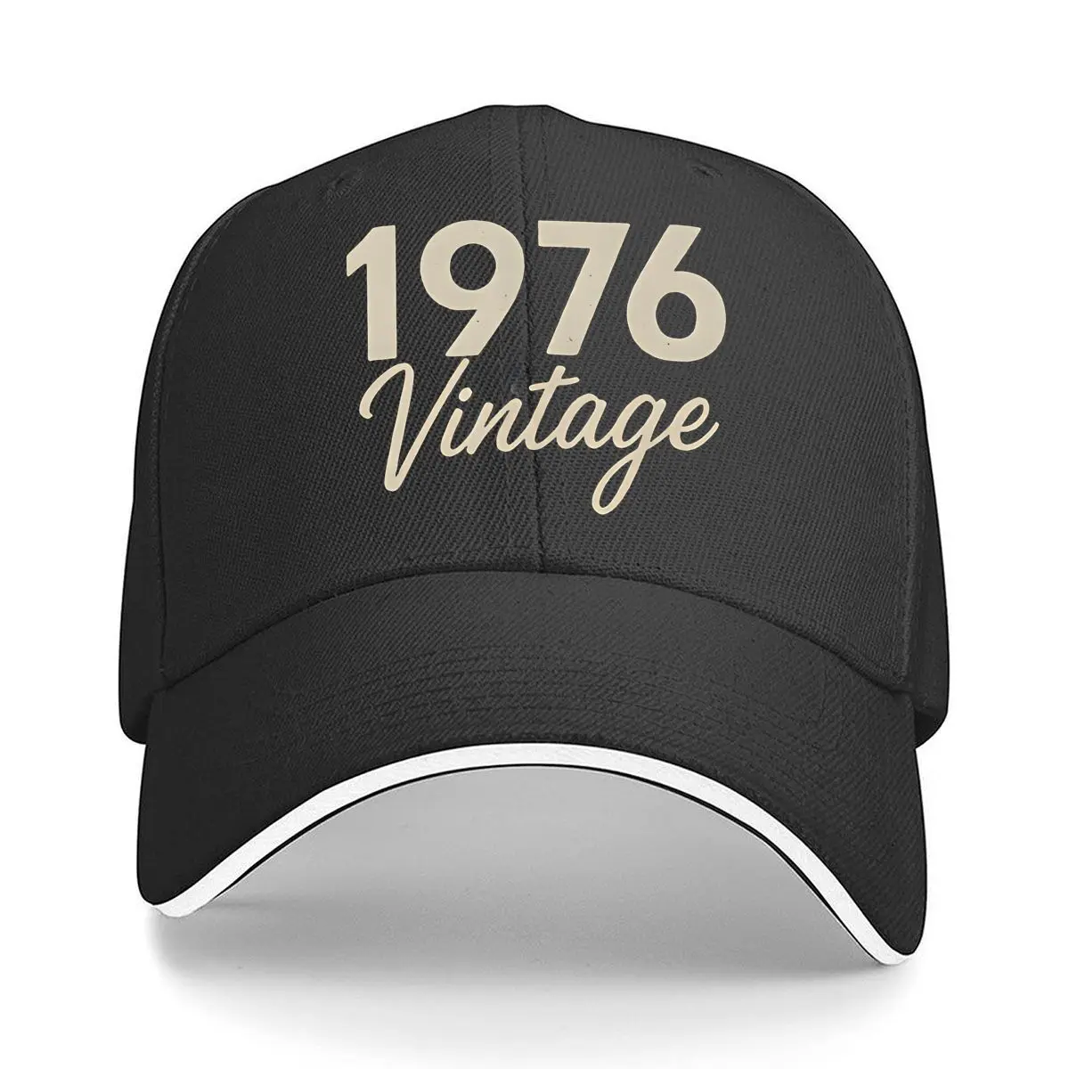 Vintage 1976 Retro Home Decor Sign Hip Hop hat Fashion Outdoor Sports Sandwich Baseball Cap