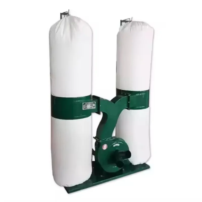 Industrial double bag vacuum cleaner for engraving machine