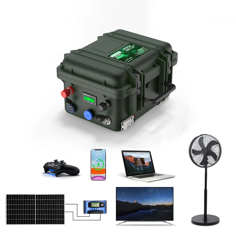 CERRNSS 12v Portable Solar Energy System For Tv And Lights For House