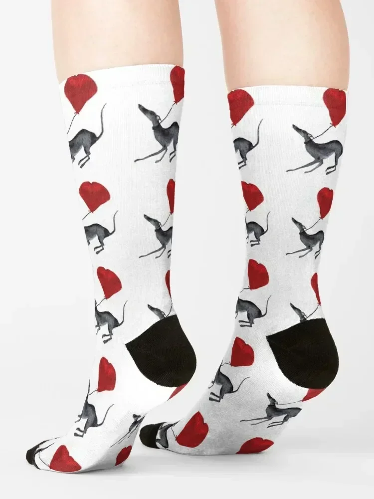 السلوقي الذي سرق قلبك الجوارب تشغيل الدراجات اليابانية موضة التدفئة جورب النساء الجوارب الرجال