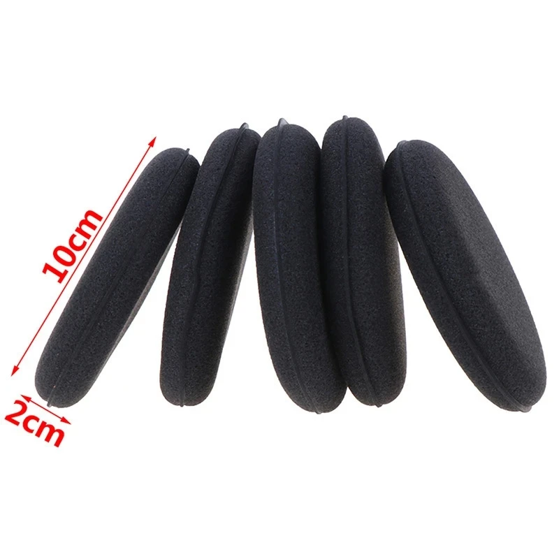 Black 5 Pieces Car Wax Sponge Cleaning Foam Applicator Dust Removal Care Polishing pad Car Cleaning Tools