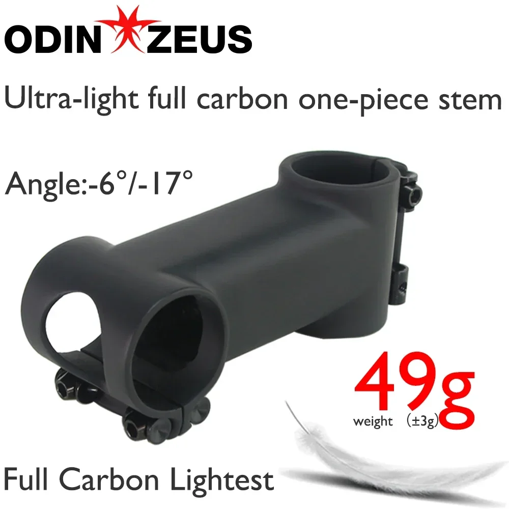 Carbon Stem Bicycle Integrated IX2 Stem Supports OD1 System Internal Cables Suitable MTB/Road Gravel Bike Handlebar