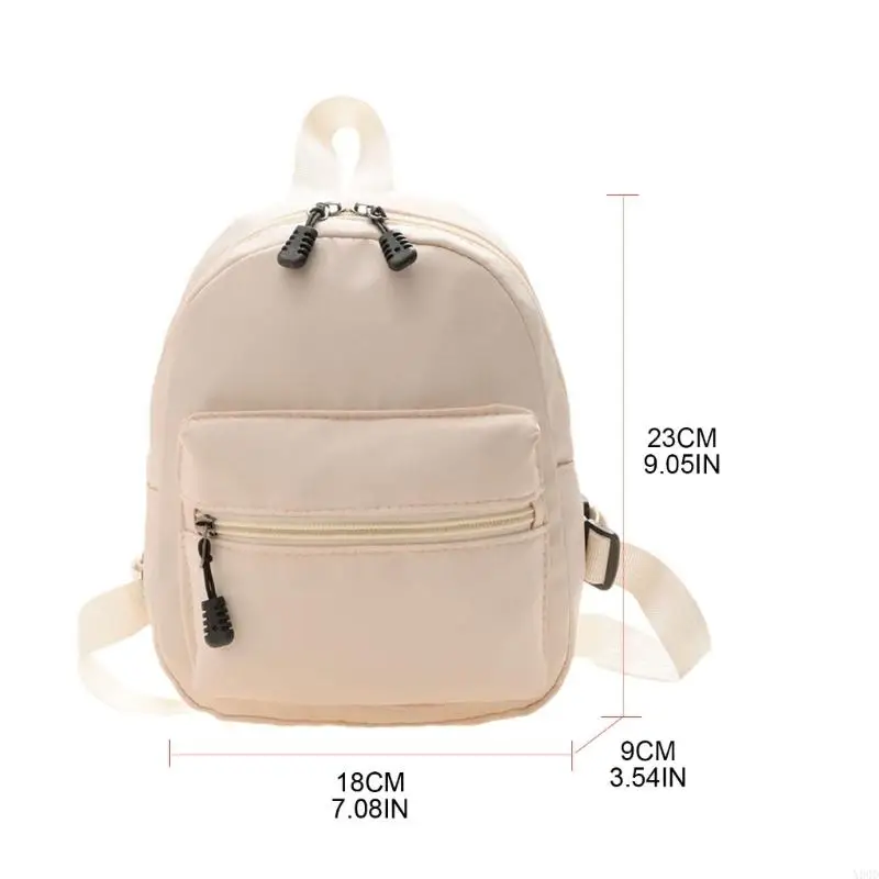 Mochila color sólido X90D Mujeres Solid Mackapsack Mini Mini Viajes