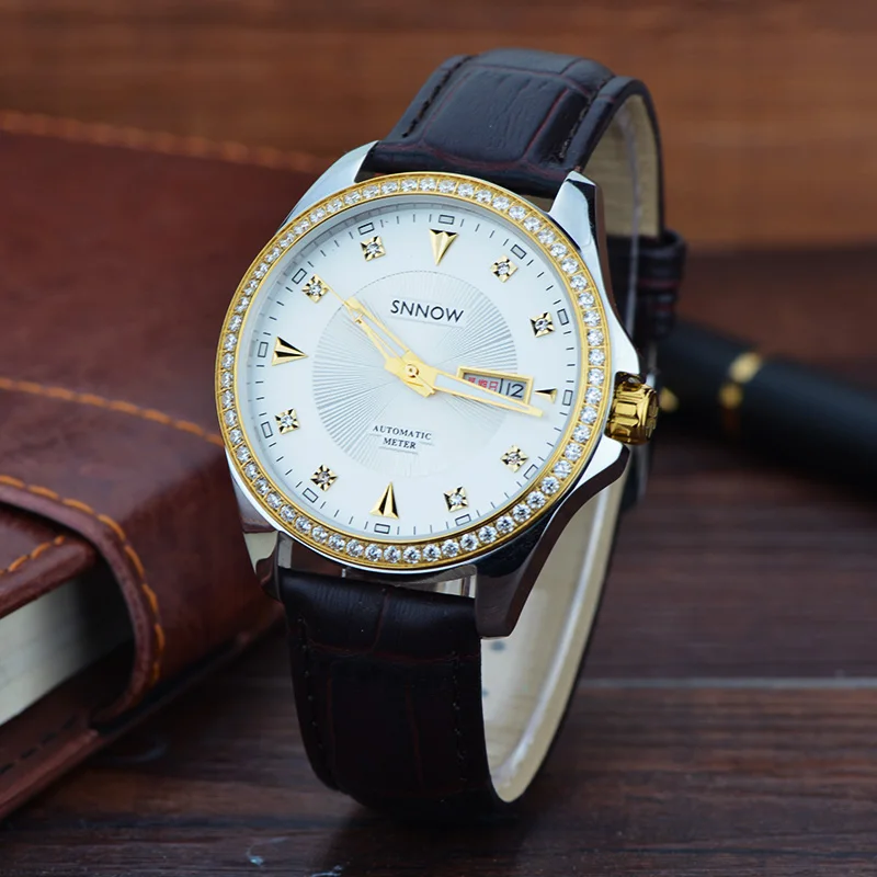 CASIMA Couple Watches Simple Trendy Fashion Watch Versatile Waterproof Luminous Men's Mechanical Watch Model PE-8803-1000