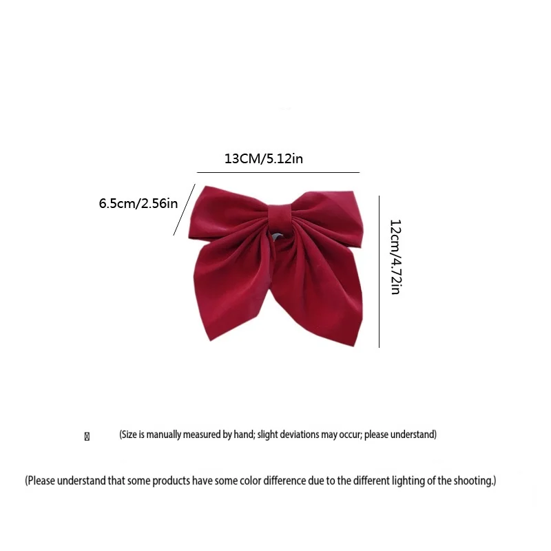 Neue Schleifen-Haarspangen für Mädchen, Elegante Einfarbige Schleifen-Haaraccessoires, Haarklammern für Mädchen-Kopfschmuck – Detail 4