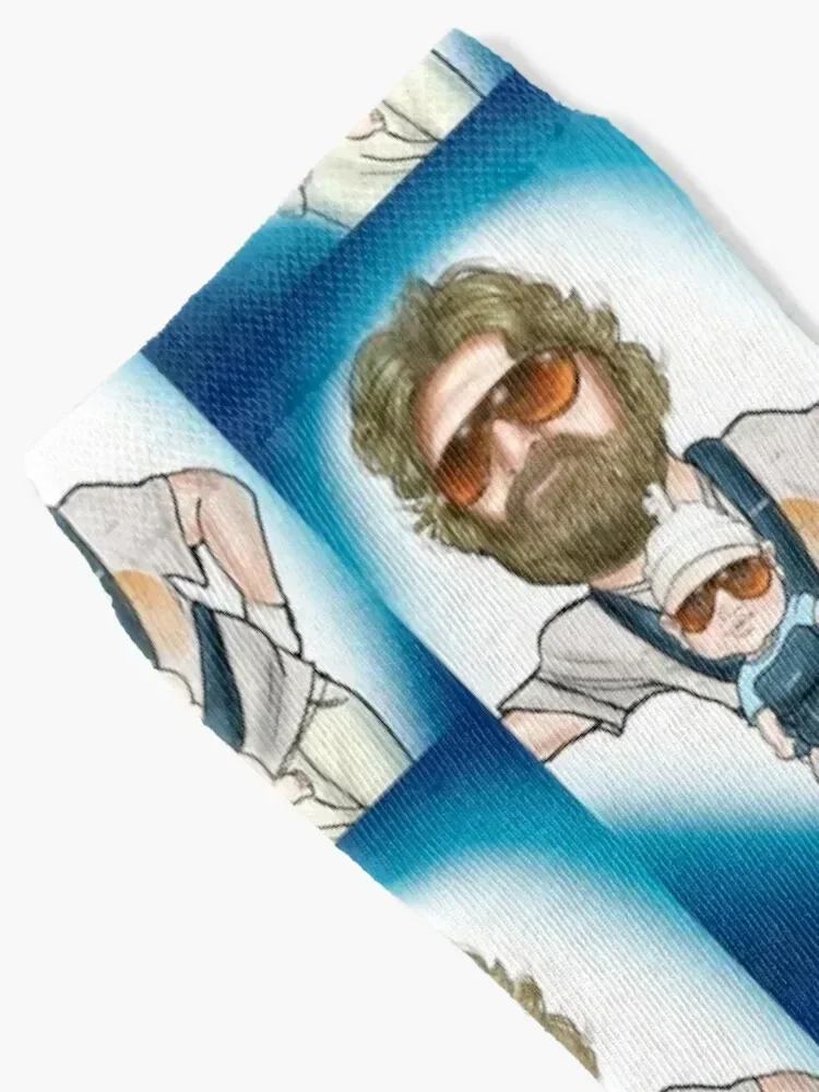 Alan From Hangover Socks moving stockings luxe winter New year's Mens Socks Women's