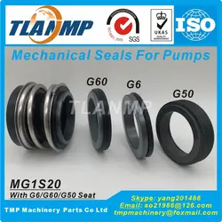 MG1S20-19/22/24/25/28/30/32/35/38/45/50/53/60 TLANMP Mechanical Seals With G50 Seats (Material:SIC/SIC/VIT)