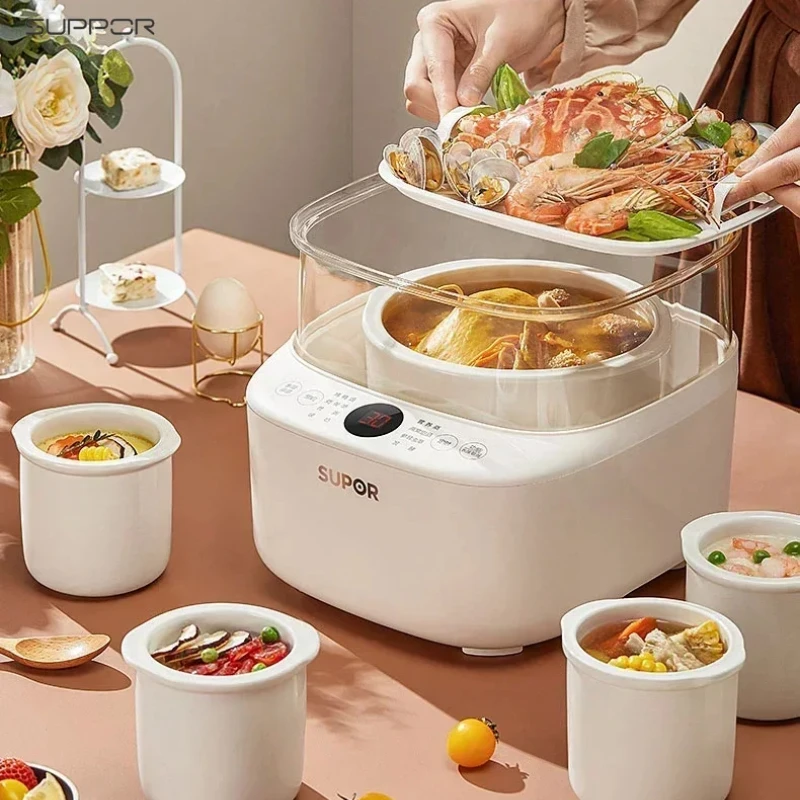حساء كهربائي بالكامل وبخار ، وعاء حساء للمنزل والمطعم ، حساء مائي ، جديد