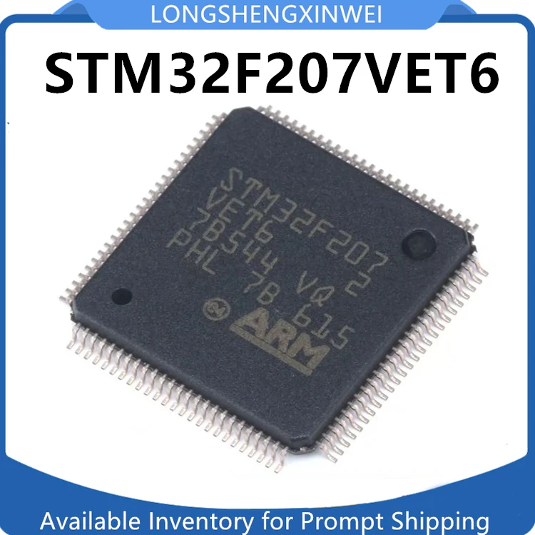 1PCS STM32F207VET6 STM32F207VFT6 STM32F207 LQFP100 New 32-bit Microcontroller with Original Packaging Now Available in Stock