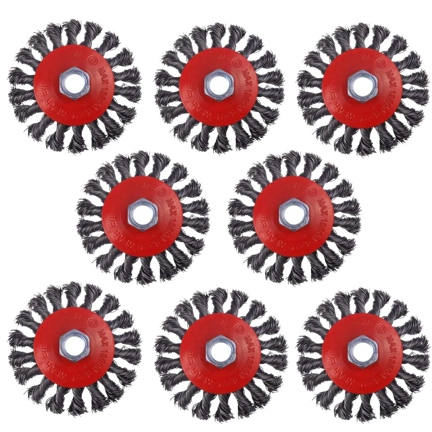 

8 Pack 4 Inch Wire Wheels for Angle Grinder, Wire Wheel Brush for 4 1/2 Angle Grinder
