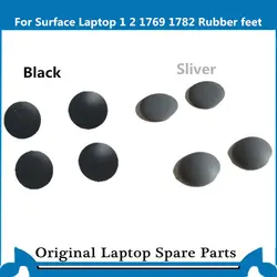New For Surface Laptop 1 1769 Rubber Feet Bottom Case Foot Pad Laptop 2 1782 Sliver  Black
