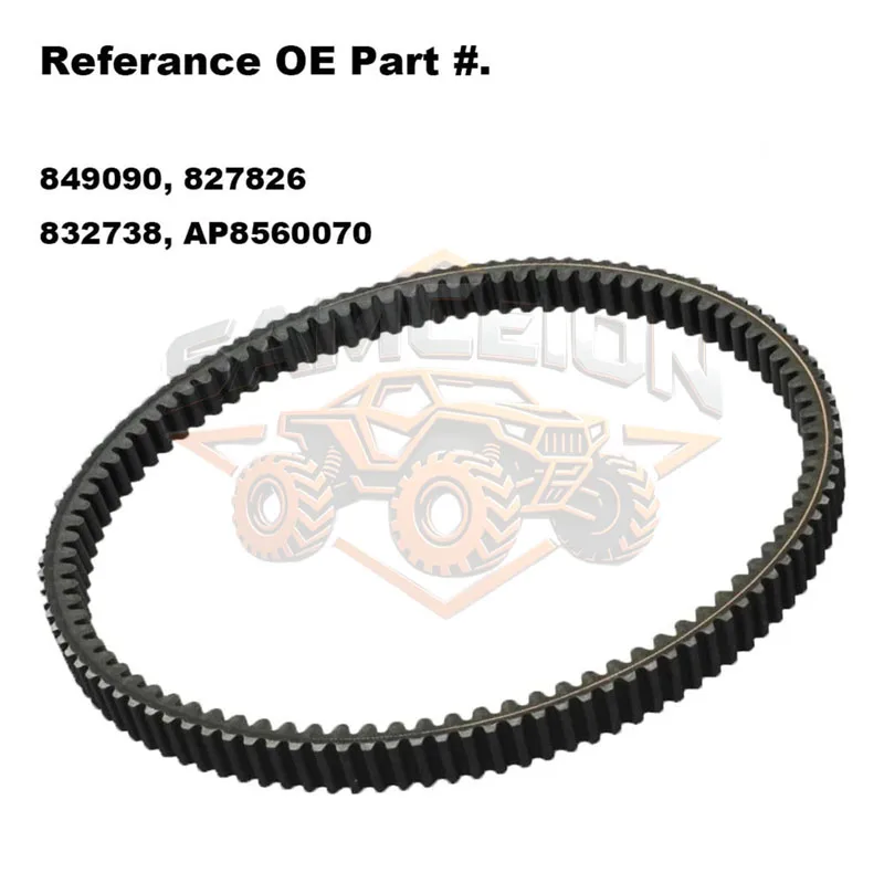 Scooter Drive Belt V-Belt For Aprilia Atlantic 500 Gilera Fuoco 500 Piaggio Beverly MP3 X9 400/500 P/N:827826 832738 849090
