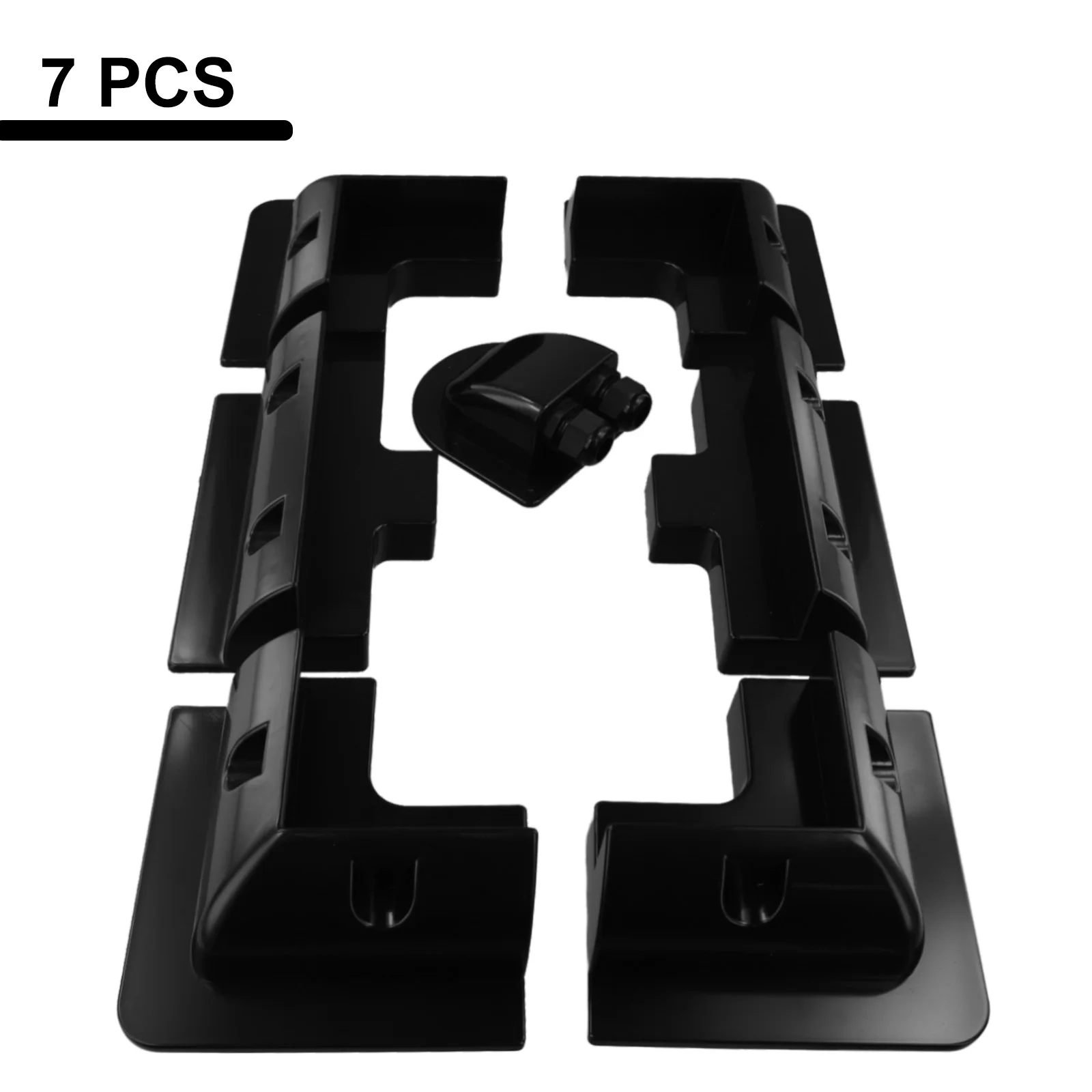 Solar Panel Mounting Bracket Kit 7 Pieces Including Cable Entry Gland for Flexible Installation on Vehicles and For Caravans
