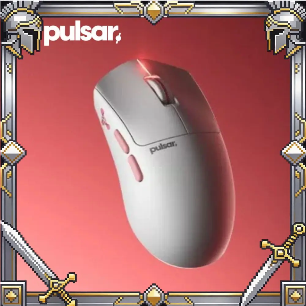 Pulsar Jinggg-X Pro Mouse Wireless Gaming Lightweight 8K Polling Rate Official Driver for CS2 VALORANT White E-sports Game Mouse