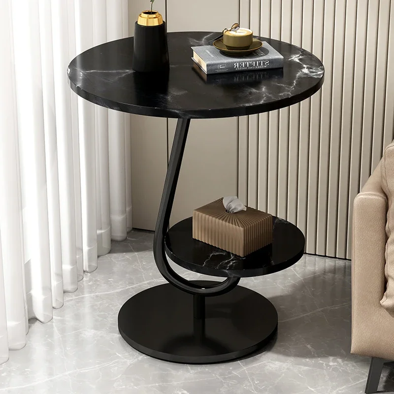 Living Room Side Table Laptop Minimalist Gold Metal Coffee Tables Breakfast Models Writing Mesa Auxiliar Salon Home Furniture