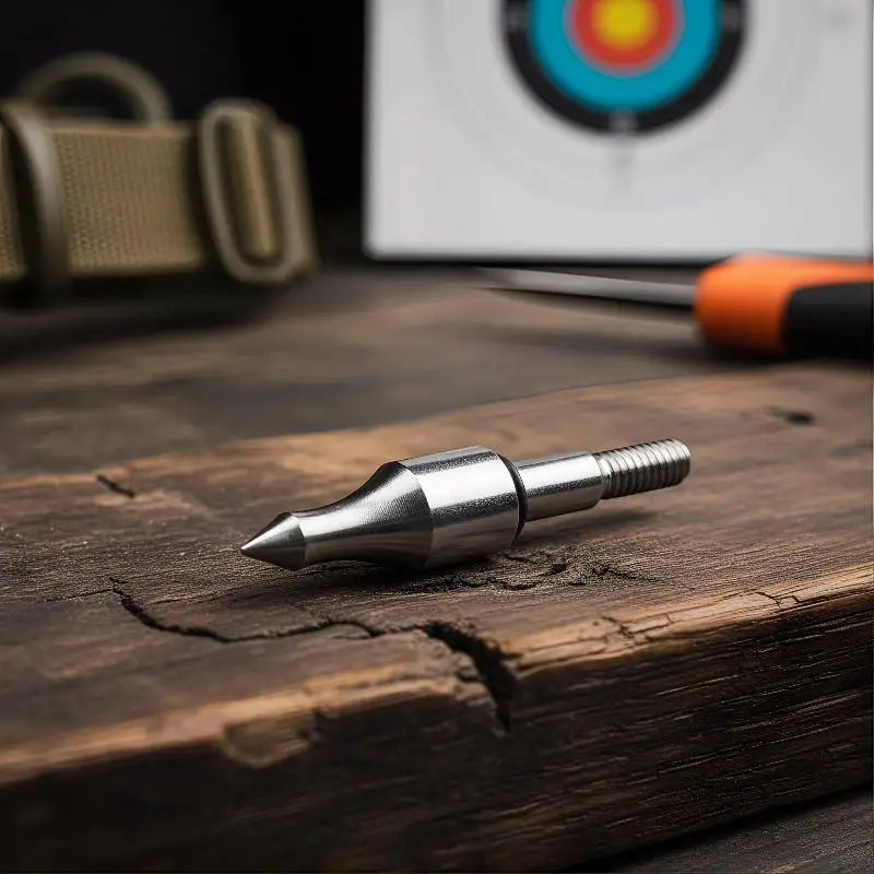 

Archery Arrow Points Metal Screw In Field Points With Rubber Ring For 8.8mm Arrow Shaft Hunting Target Accessories