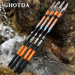 GHOTDA High Quality Carbon Fiber Rock Fishing Rod Power Telescopic Rock Fishing Rod Carp Feeder Rod Travel Boats Sea 2.7-6.3