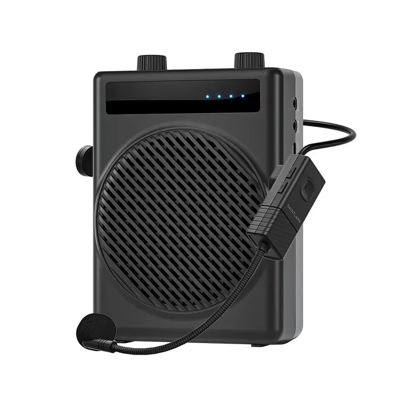

ODM 12w Portable Mini Speech Amplifier for Teachers with Wired Microphone Support MP3 TF AUX USB