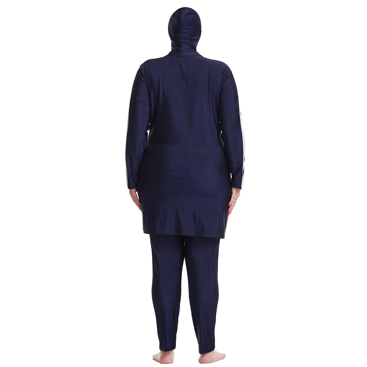 Plus Size Burkini Femmes Muslim Women Hijab Swimwear Musulmane Swimsuit Islam Bathing Suit Beachwear Maillot De Bain Borkini Set