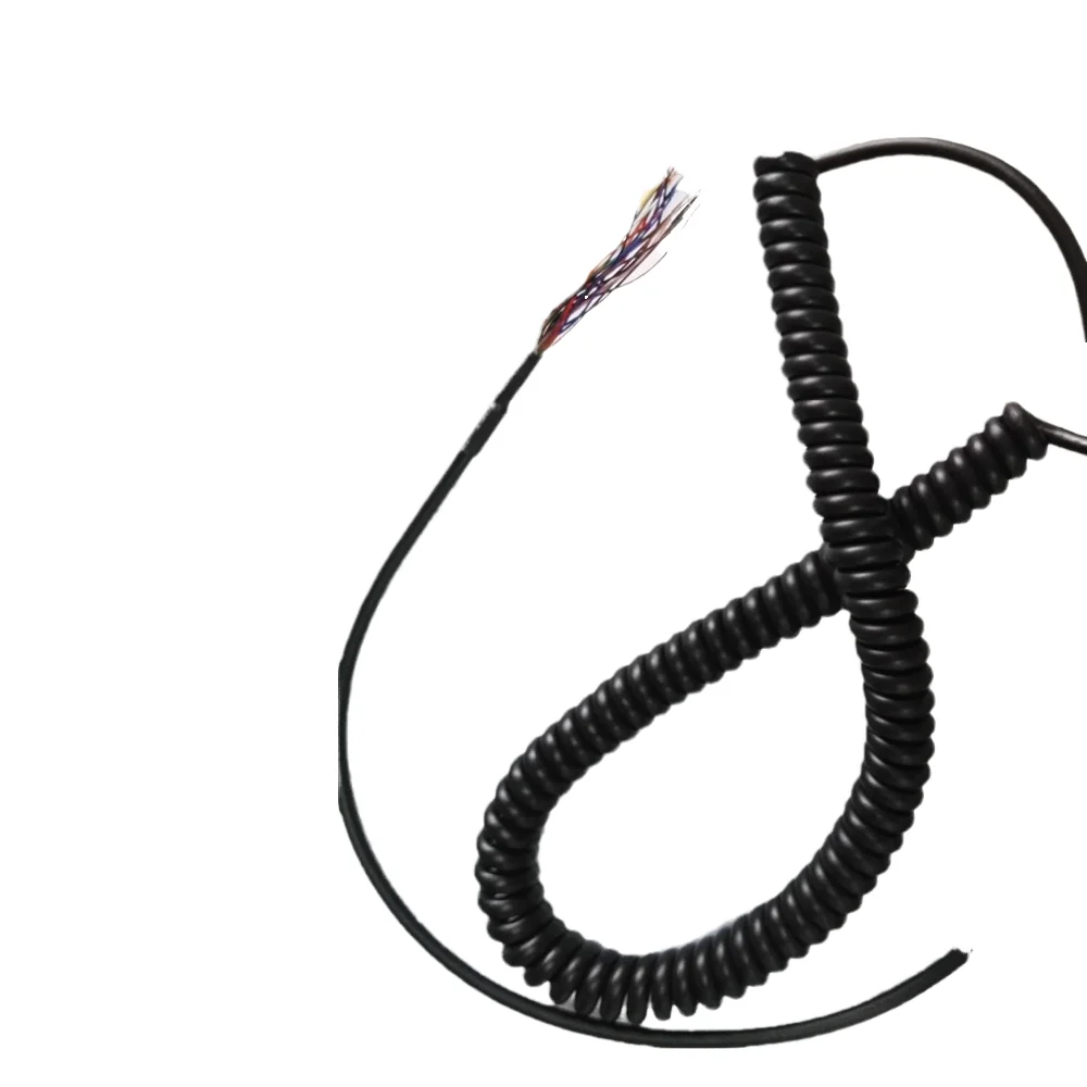 12 noyaux 14 noyaux 3 mètres CNC MPG bobine câble en spirale câble conducteur en aluminium plaqué cuivre