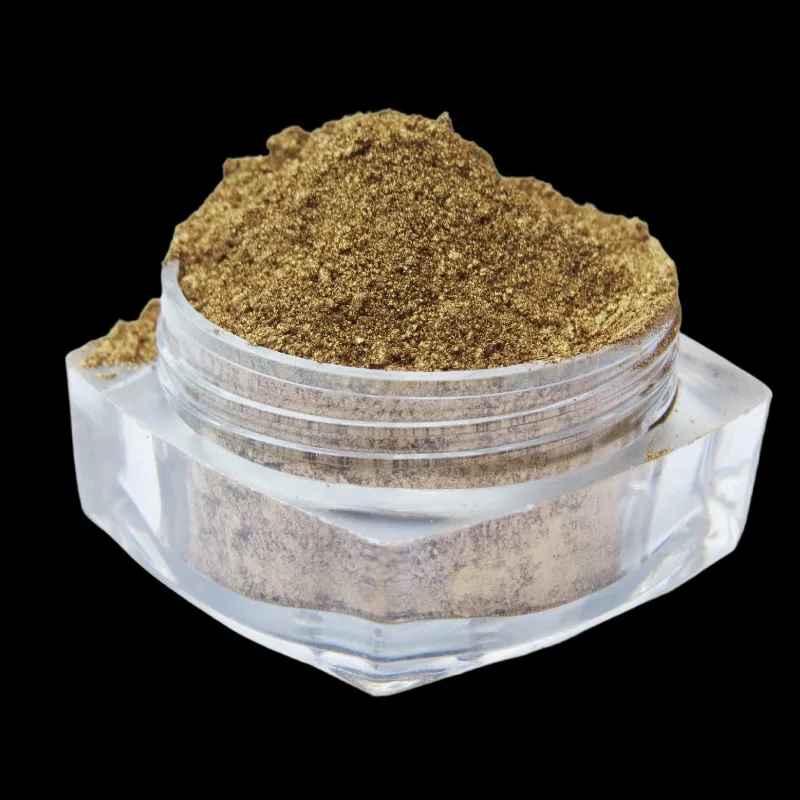 20 جرام/الحقيبة مسحوق برونزي غني برونزي نحاس صبغة اللون: ذهبي غني باللون الذهبي الشاحب: HLBR-1001