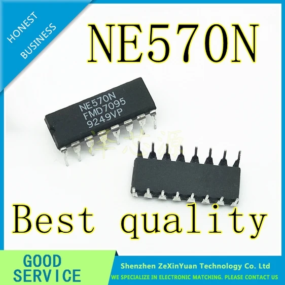 10PCS/LOT NE570N NE570 DIP-16 Best quality