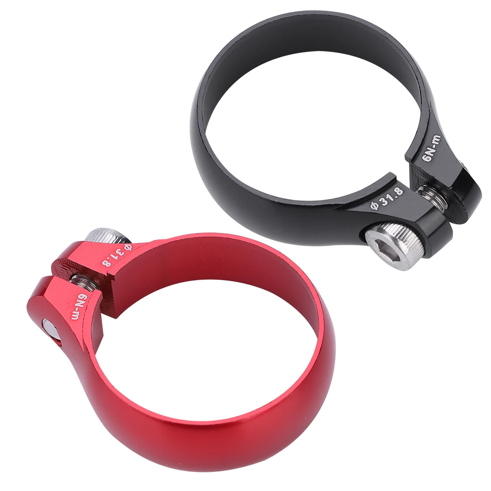 New Aluminum Alloy Bicycle Seatpost Clamp 31.8/27.2mm Seat Tube Clamp MTB Bike Seat Tube Clip Bike Parts Bike Saddle Seat Clamp