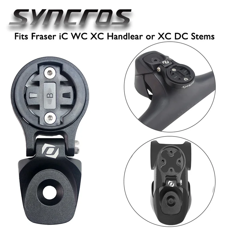 

Syncros Aluminum Alloy Top Computer Mount Fits Fraser IC WC XC Handlear or XC DC AN Stems Garmin/Bryton/WahooBicycle Accessories