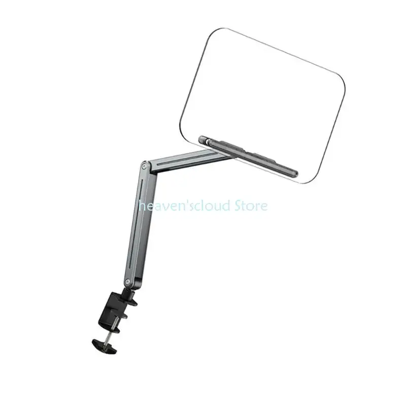 

Y88B Rotating Book Stand 360 Rotate Base Adjustable Arm Foldable for Storage Ergonomic Support Reduces Neck Pressure