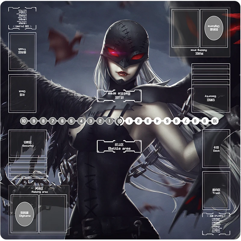 แผ่นรองการ์ดสองด้าน Digimon DTCG ลาย War Greymon และ Tailmon สำหรับการ์ดเกม แผ่นรองการ์ดต่อสู้ ของสะสมอนิเมะ ของเล่นแอคชั่นฟิกเกอร์ ของขวัญ