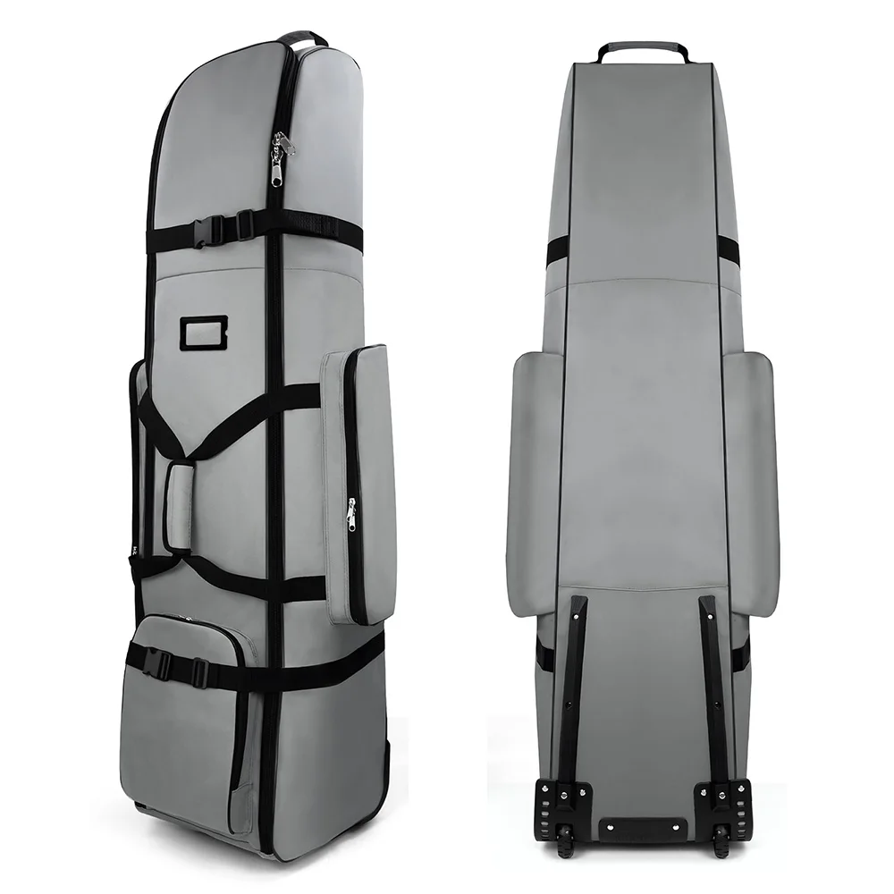

Golf Travel Bag 900D Polyester Oxford Wear-ResistantExcellent Zipper with WheelsGolf Travel Cover