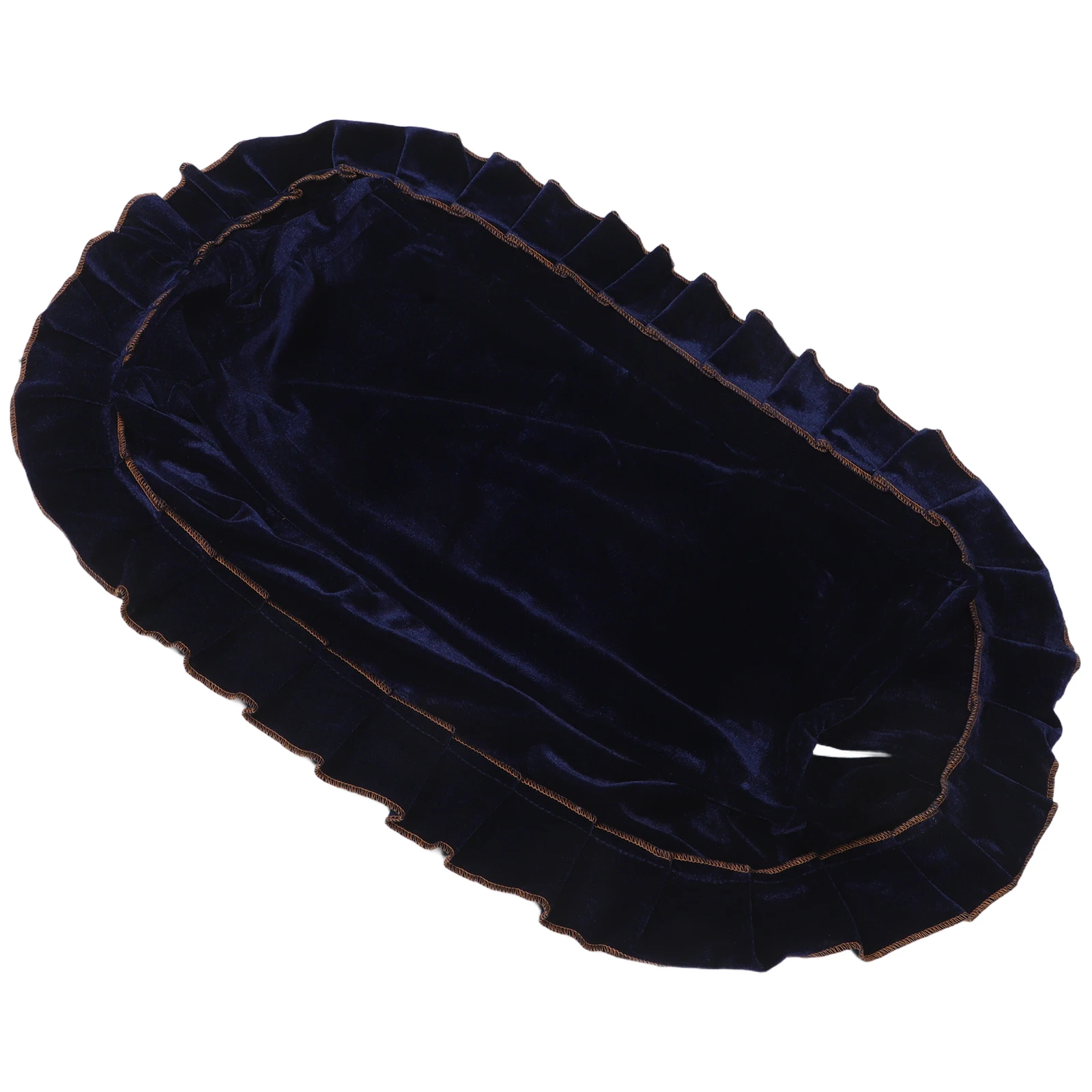 

Golden Wool Piano Stool Cover Bench Protector Kitchen Seat for Bedroom Slipcover