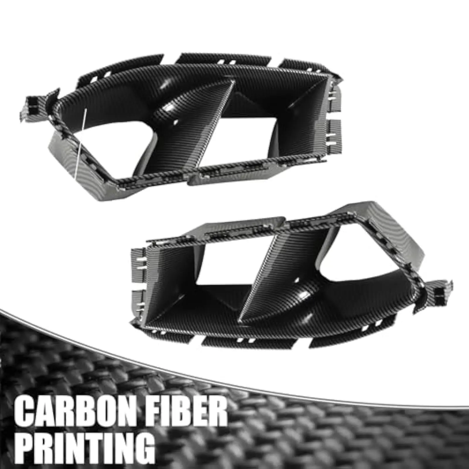 Für BMW G80 G82 2021-2024 Frontstoßstangen-Luftkanalabdeckung ABS Untere Seitenlüftungsgitter Motorhaube Auto-Karosserie Tuning-Kit – Detail 3