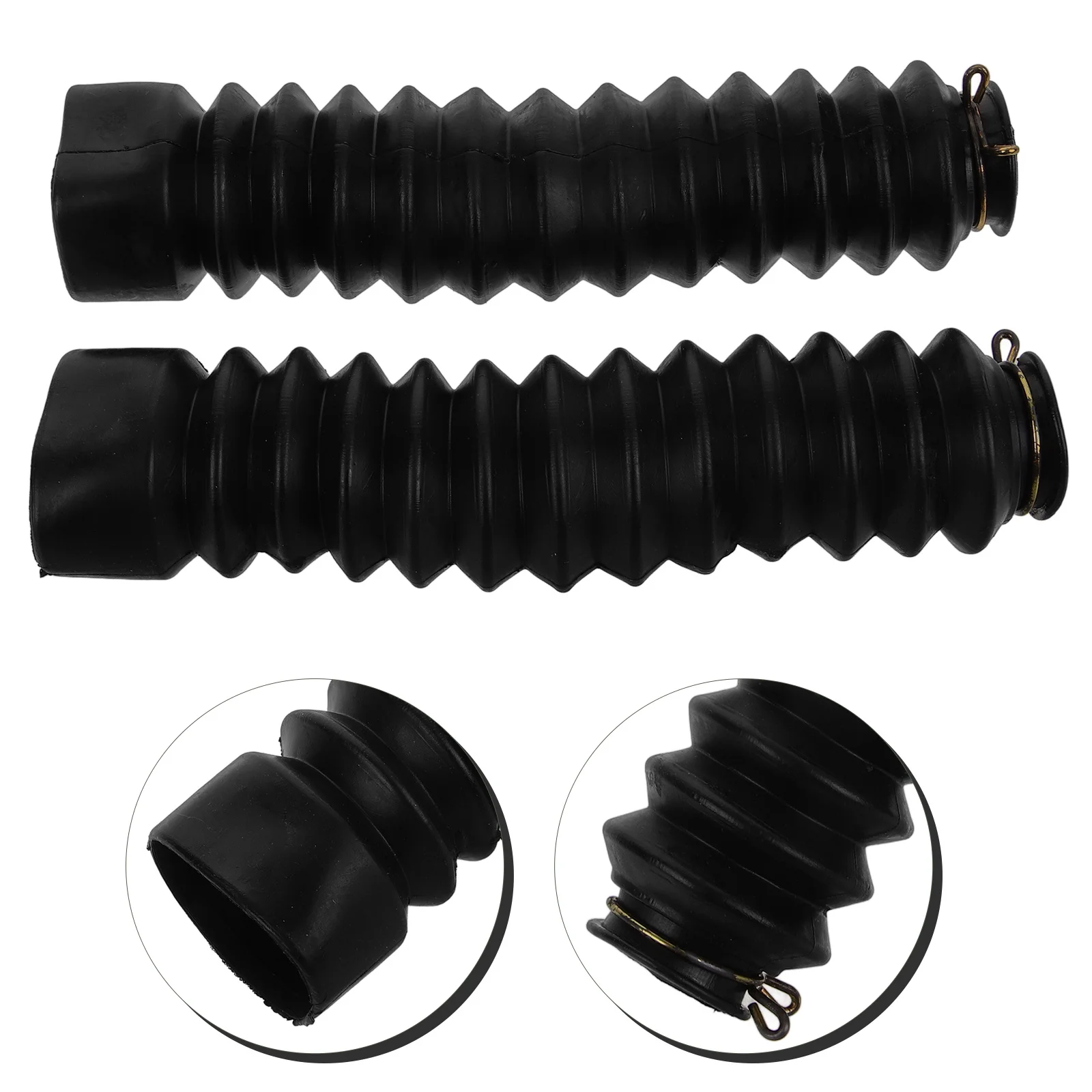 

1Pair Front Shock Absorber Cover Silicone Protector Motorcycle Universal Fit Dustproof Shock Absorber Sleeve Mud
