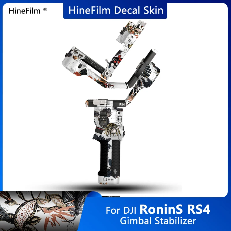 

Hinefilm Skin for DJI RS4 Gimbal Decal Skins for DJI Ronin RS 4 Stabilizer Gimbal Sticker RoninS4 ANTI-SCRATCH COVER PROTECTOR