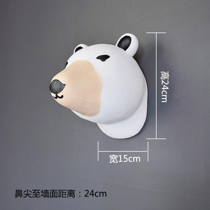 

ins wall decoration hanging bedroom store background three-dimensional Q version animal elk pendant