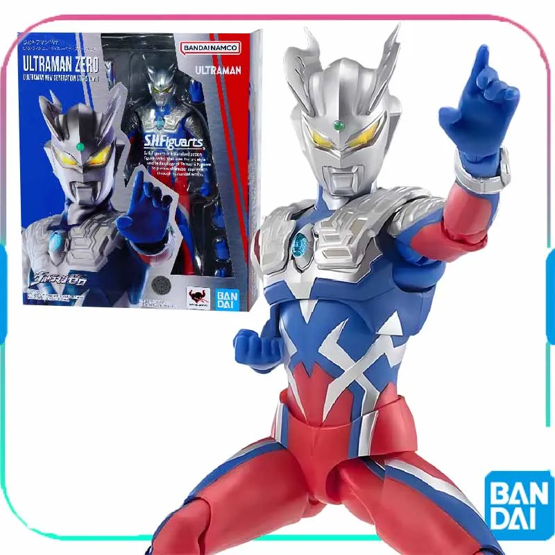 

Bandai Genuine SHF Anime Figure ULTRAMAN ZERO Action Figure Toys For Boys /Girls /Kids /Christmas Gift Collectible Model Ornamen