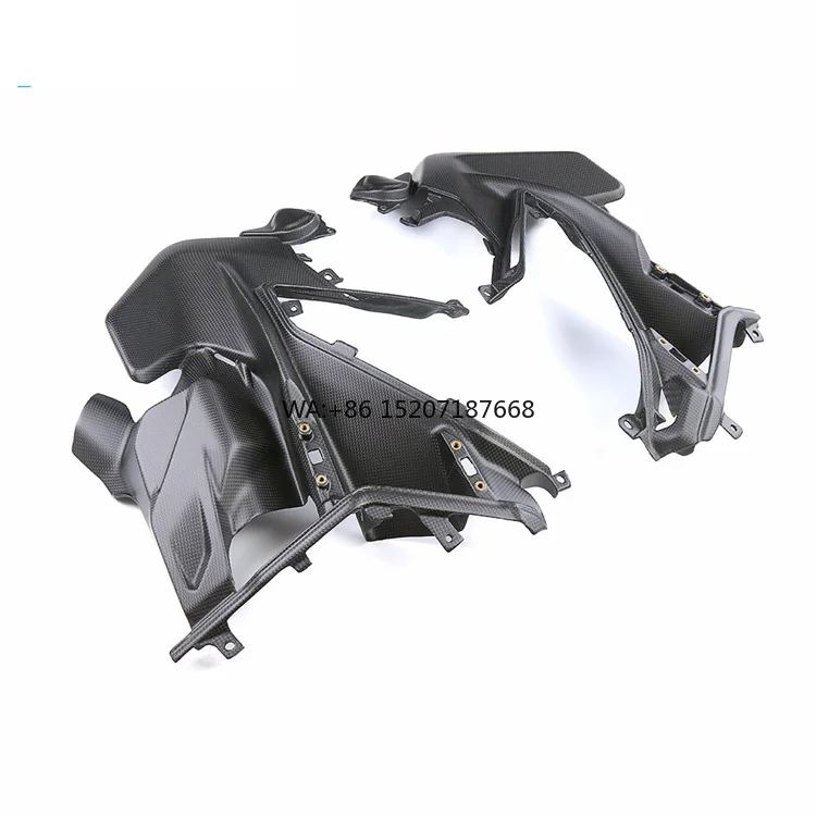 

Матовая боковая панель мотоцикла из 100% 3K полностью углеродного волокна полотняного переплетения для Ducati Streetfighter V2 2021-2024